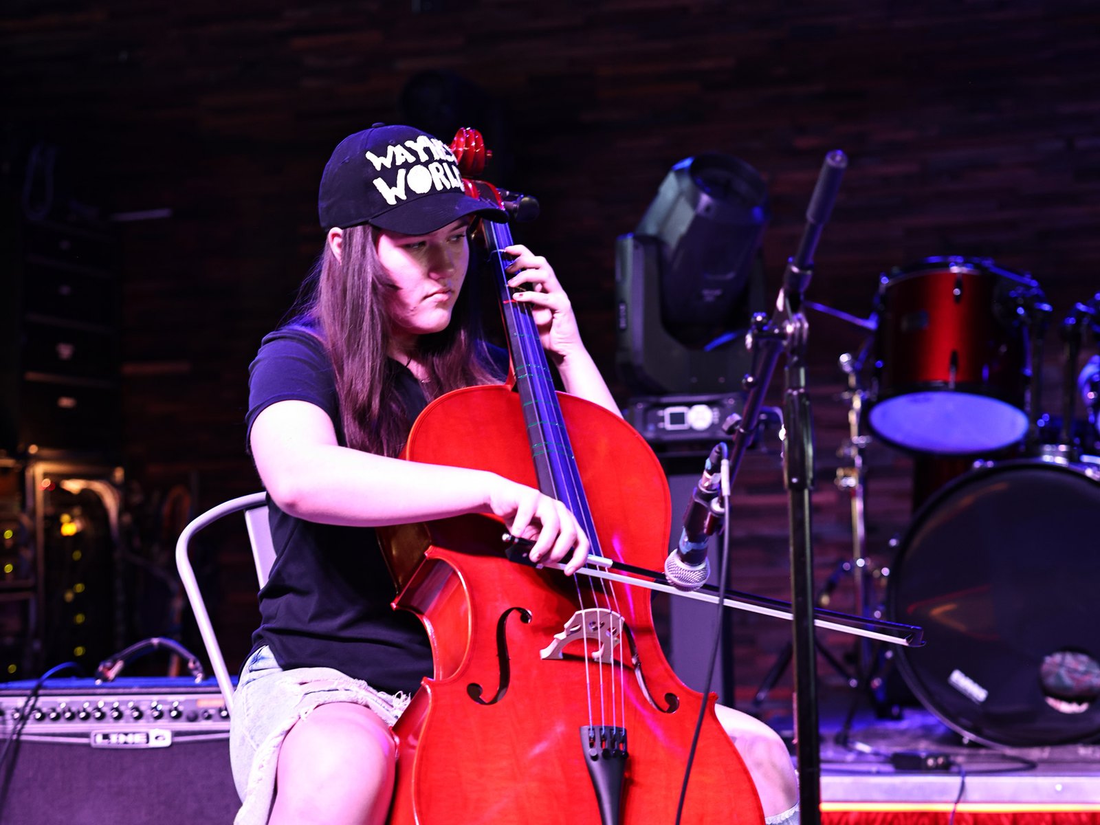 Cello Student Taking Cello Lessons Teenage Cello Student At Rock The Stages Music School in Aurora/Centennial
