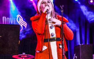 Teenage Singing Student At Rock The Stages Music School in Aurora/Centennial Performing Live On Stage Best Beginner Singing Setup