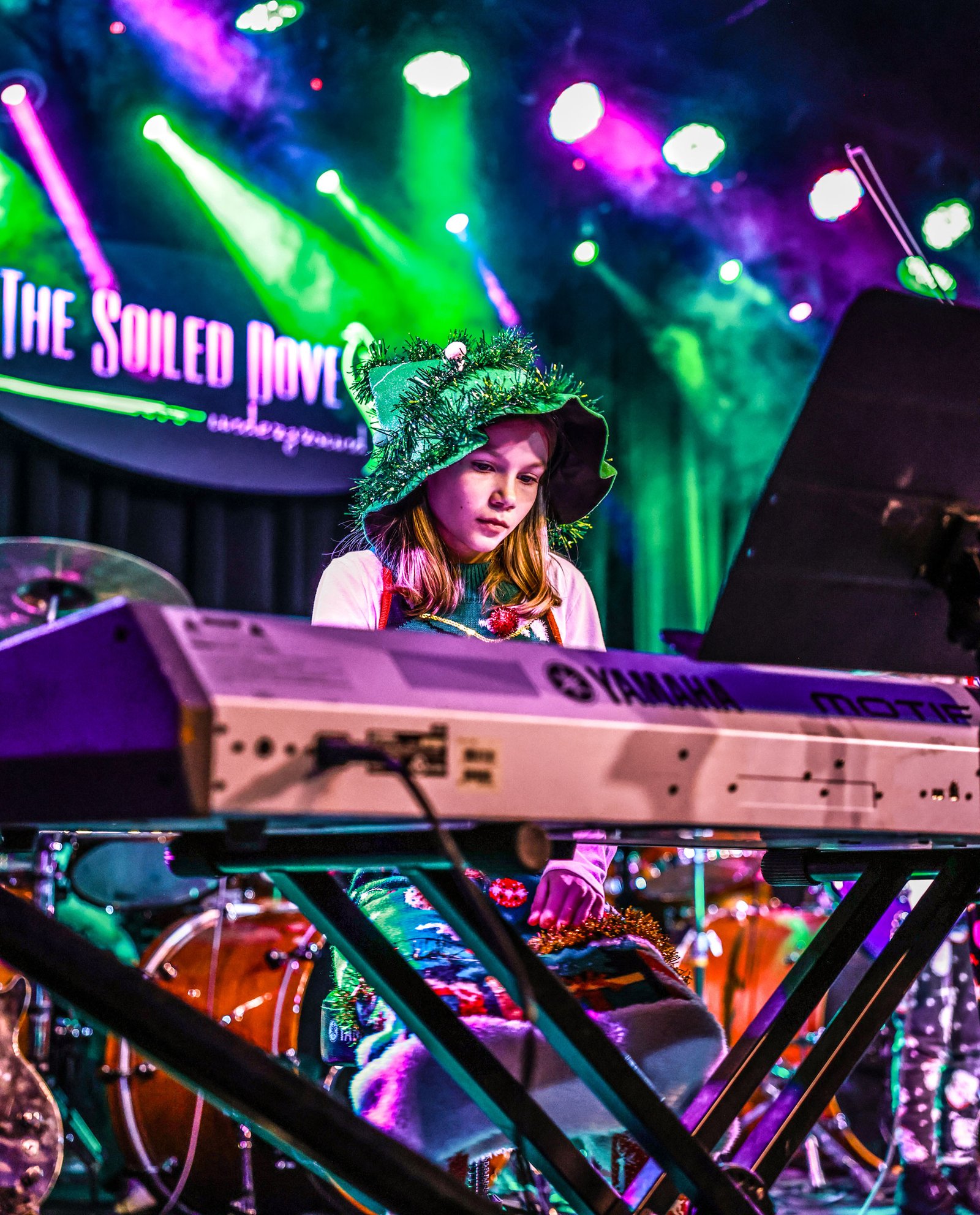 Student performing in real band rehearsal at Rock The Stages Student performing in real band rehearsal at Rock The Stages